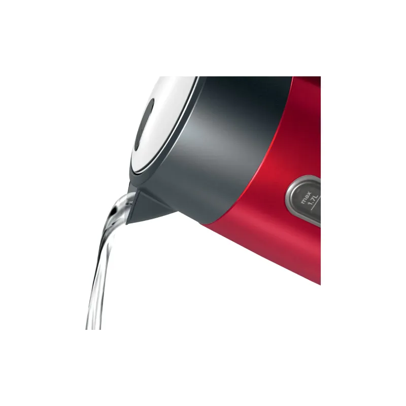 Електрочайник Bosch (TWK4P434), 1700 мл, Red/Grey