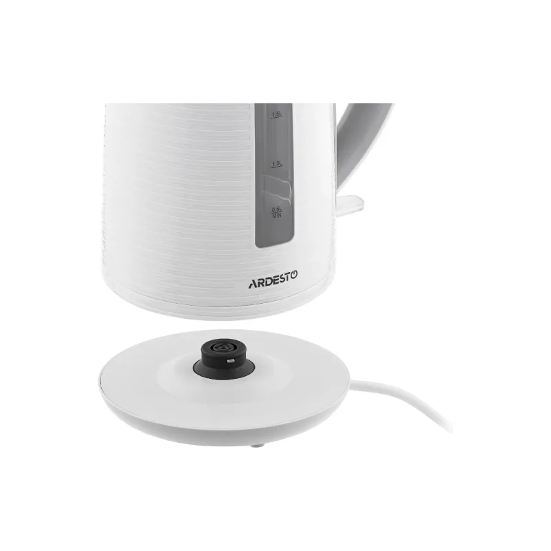 Ηλεκτρικός βραστήρας Ardesto, White/Gray (EKL-F17WG)