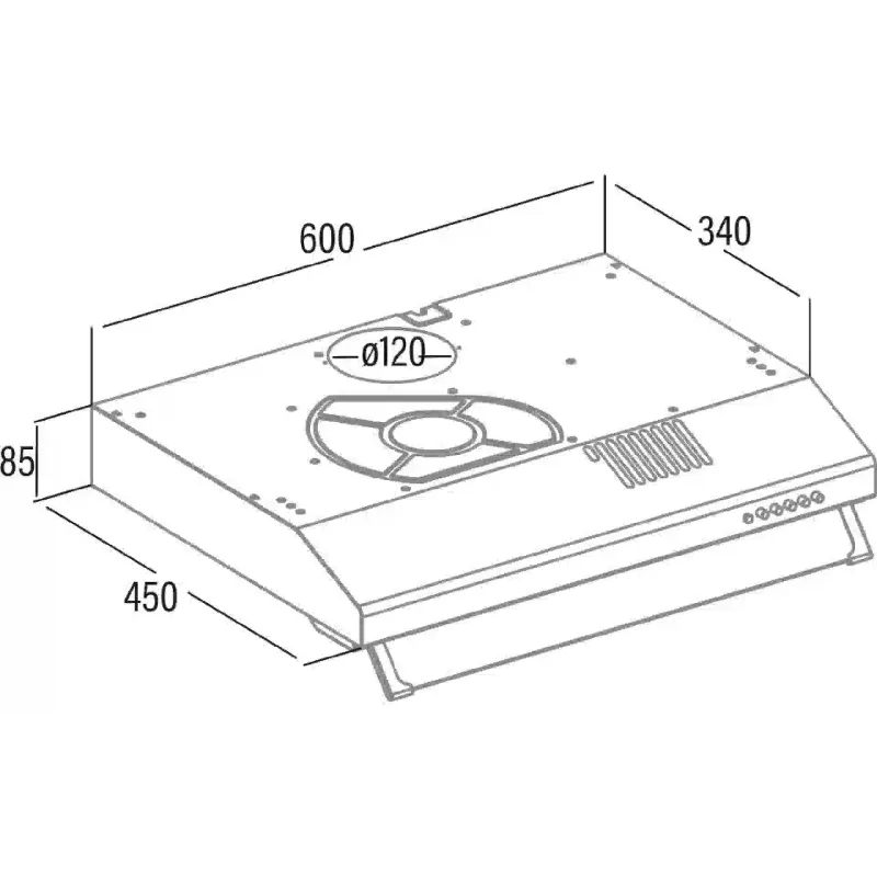 Вытяжка Cata, White (02011017)