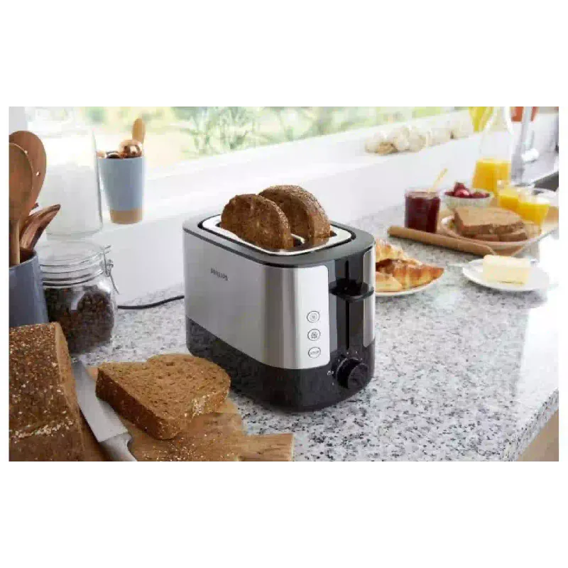 محمصة الخبز Philips, Black (HD2637/90)