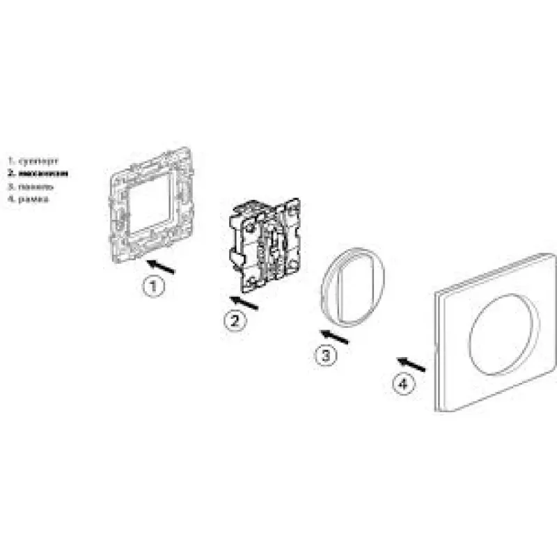 Aljzatmechanizmus Legrand (067345)