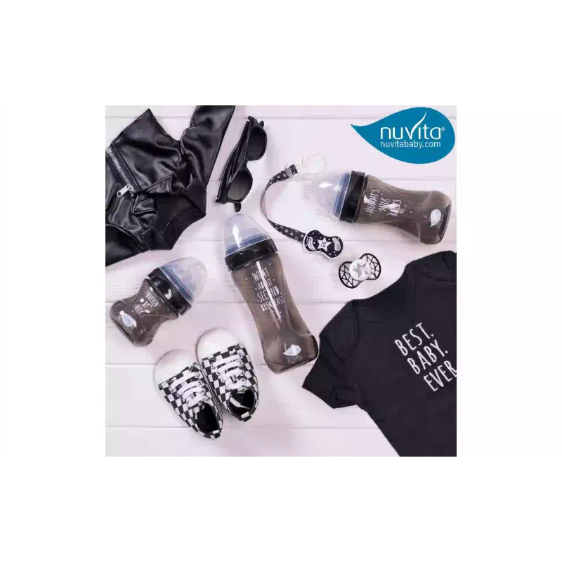 Пляшечка для годування Nuvita (NV6052BLACK)