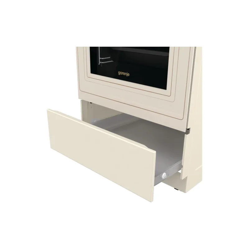 Плита склокерамічна Gorenje (GECS5B70CLI), склокерамічна, 70 л, 50 х 60 см, Beige