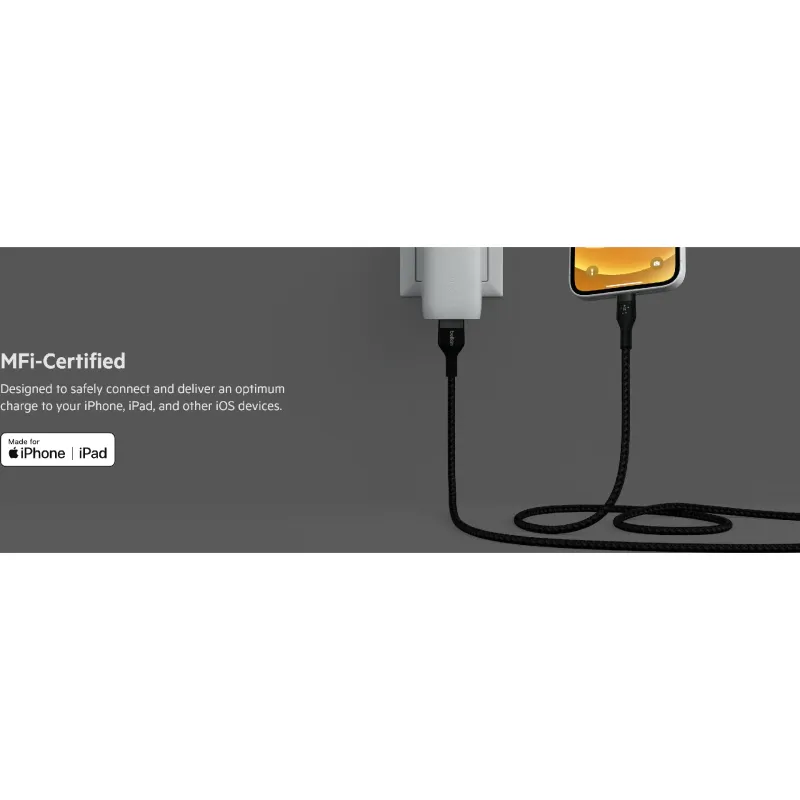 Kábel Belkin, Black (CAA010BT1MBK)