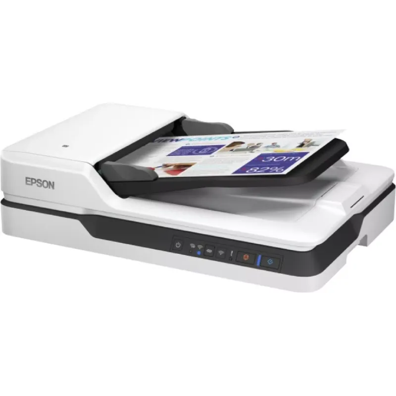 Scanner Epson WorkForce DS-1660W (B11B244401), A4, Wi-Fi