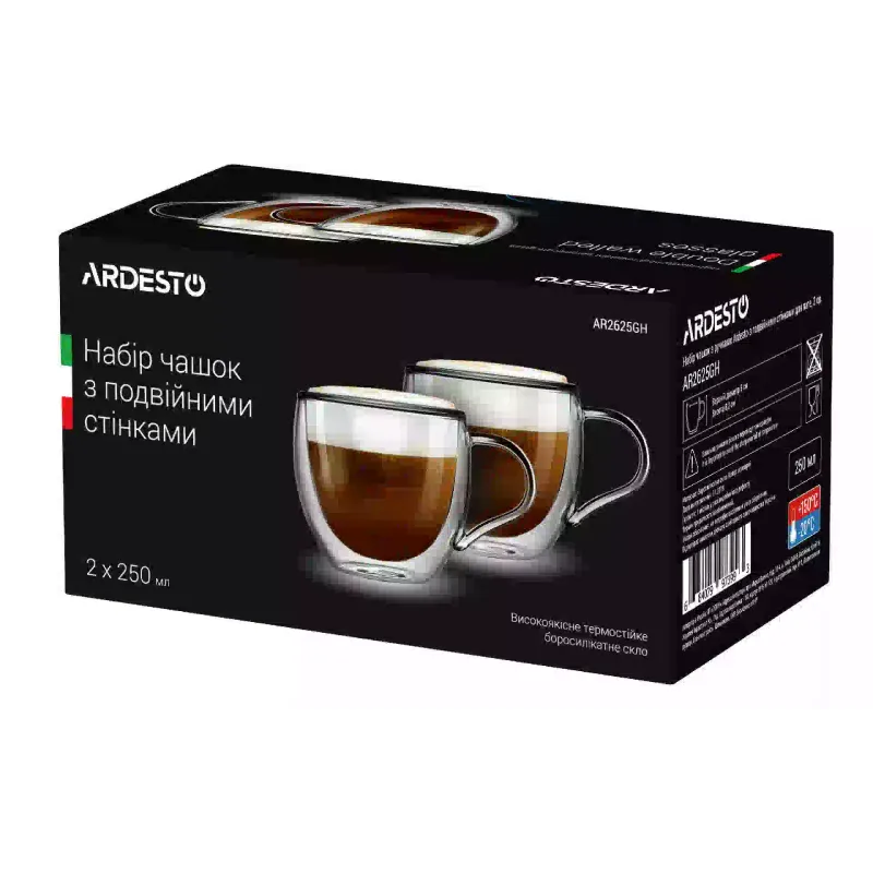 Taza Ardesto, Transparent (AR2625GH)