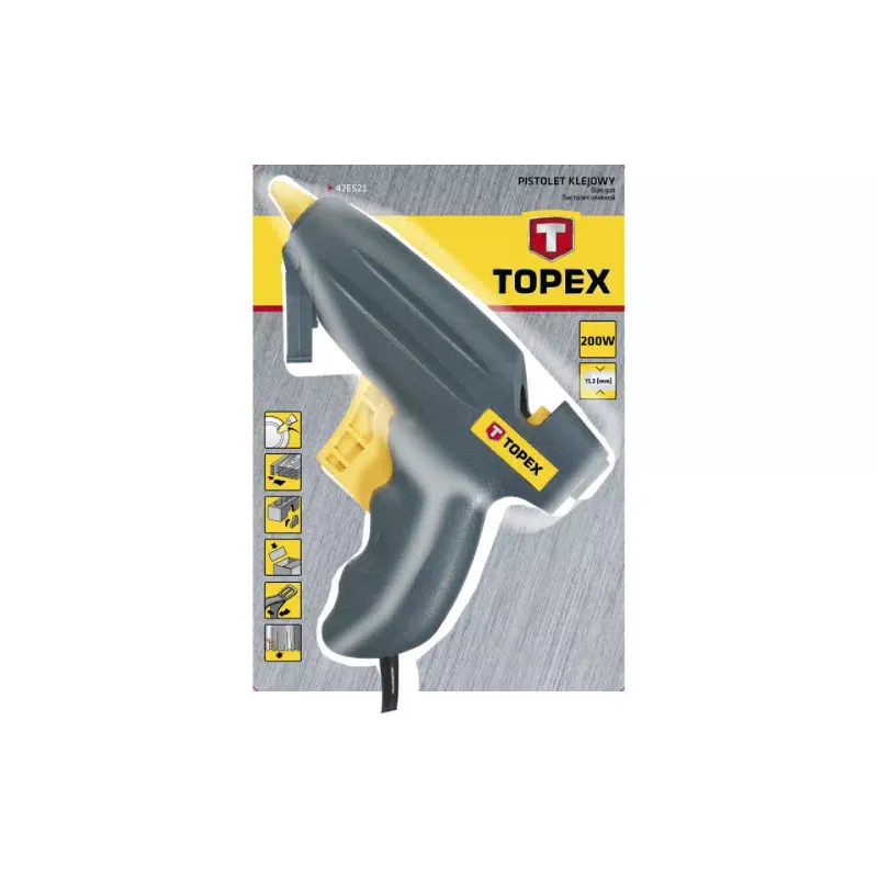 Пістолет клейовий Topex (42E521)