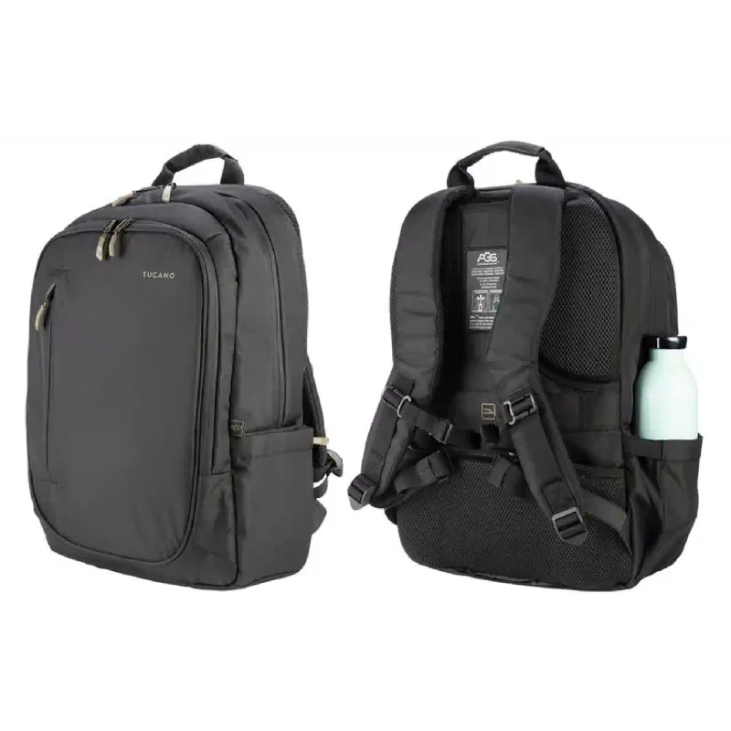 Σακίδιο πλάτης για φορητό υπολογιστή 17" Tucano Bizip AGS, Black (BKBZ17-AGS-BK)
