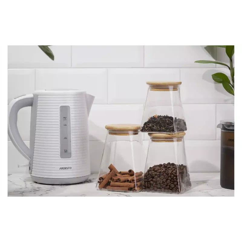 Ηλεκτρικός βραστήρας Ardesto, White/Gray (EKL-F17WG)