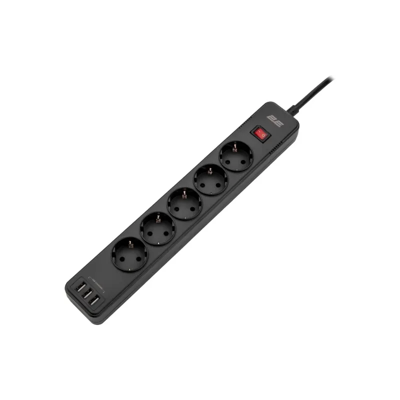 سلك تمديد الشبكة 2E, Black (2E-SP515M2USBBK)