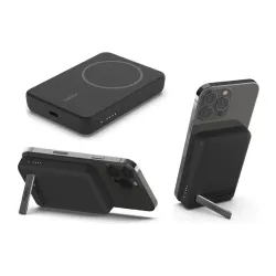 Powerbank Belkin MagSafe Wireless 5000 mAh, Black (BPD004BTBK) Powerbank Belkin MagSafe Wireless 5000 mAh, Black (BPD004BTBK)