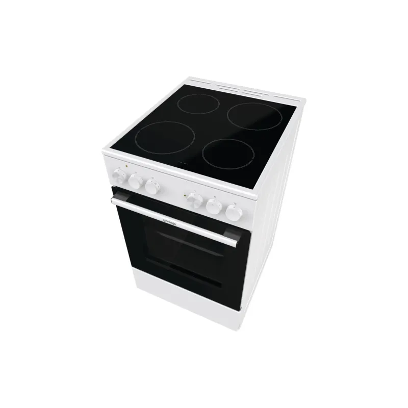 Плита склокерамічна Gorenje (GEC5A41WG), склокерамічна, 62 л, 50 х 60 см, White