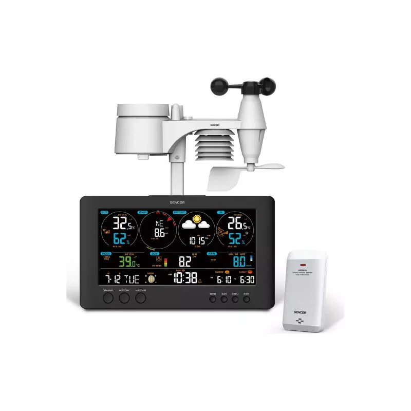 محطة الطقس Sencor, Black (SWS12500WIFI)