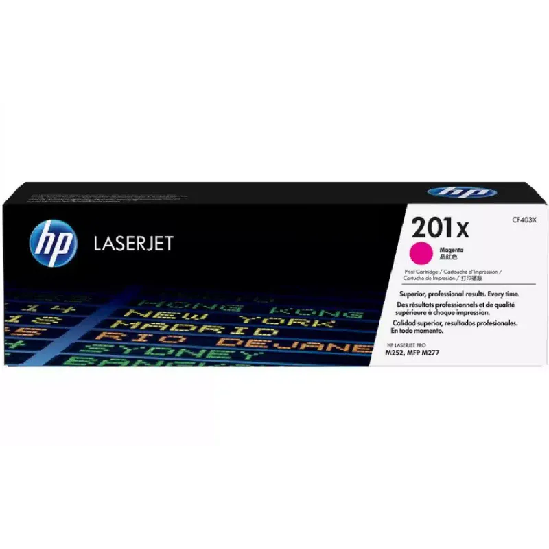 Cartucho HP 201X, Magenta (CF403X)