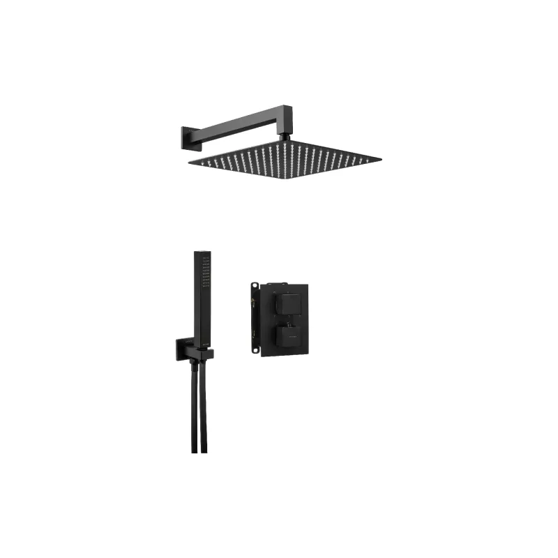 Komplet za tuširanje Deante, Black (BXYZNEAT)