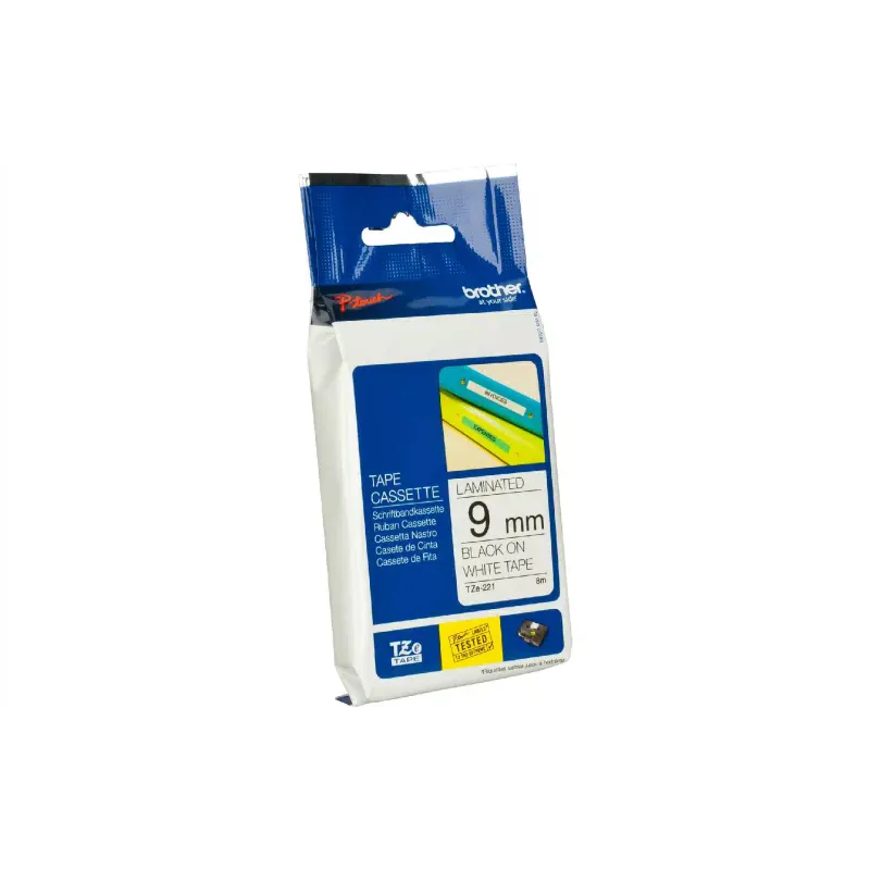 Thermal tape Brother, Black (TZE221)
