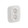 Placa frontal do soquete Legrand, White (754955)