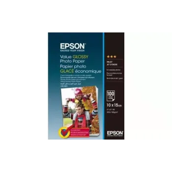 Бумага Epson Value Glossy Photo Paper, 100 х 150 мм, 100 стр (C13S400039)