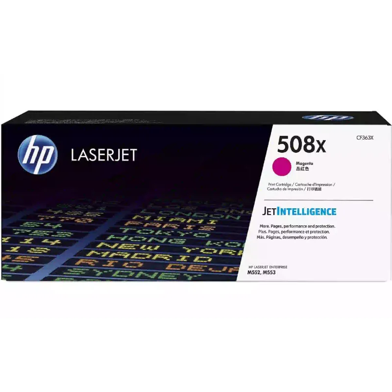 Cartucho HP 508X, Magenta (CF363X)