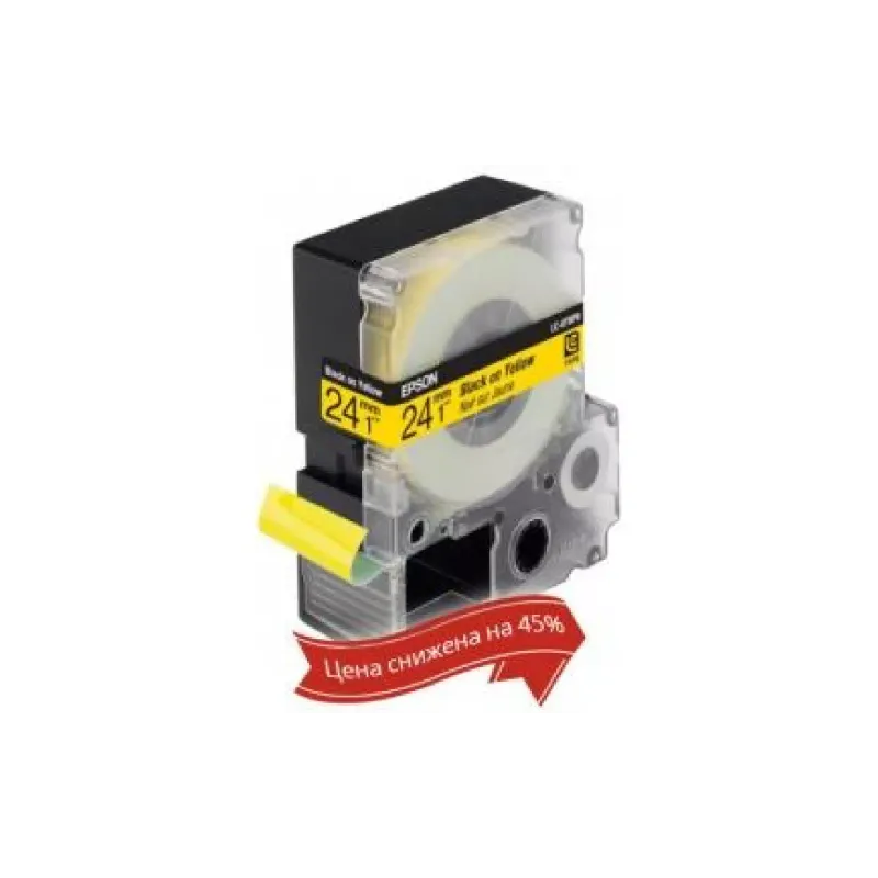 Картридж Epson (C53S656005), для Epson LW-700, 24 мм х 9 м, Pastel Black/Yellow