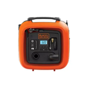 Автомобільний компресор Black+Decker (ASI400), Black