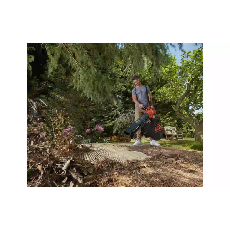 مكنسة كهربائية للحديقة Black+Decker, Black (BCBLV3625L1)