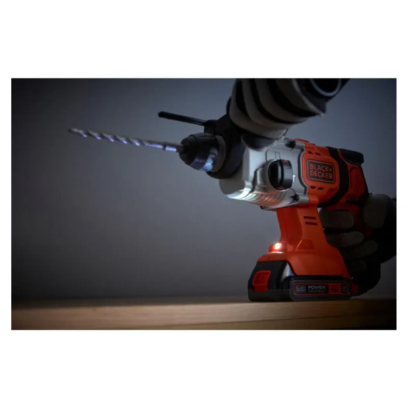 Перфоратор акумуляторний Black+Decker, Black (BCD900B)