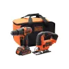 Набір акумулятора Black+Decker, Black (BCK22S1S)