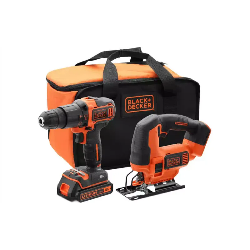 Набір акумулятора Black+Decker, Black (BCK22S1S)