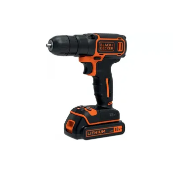Дриль-шуруповерт Black+Decker, Black (BDCD18)