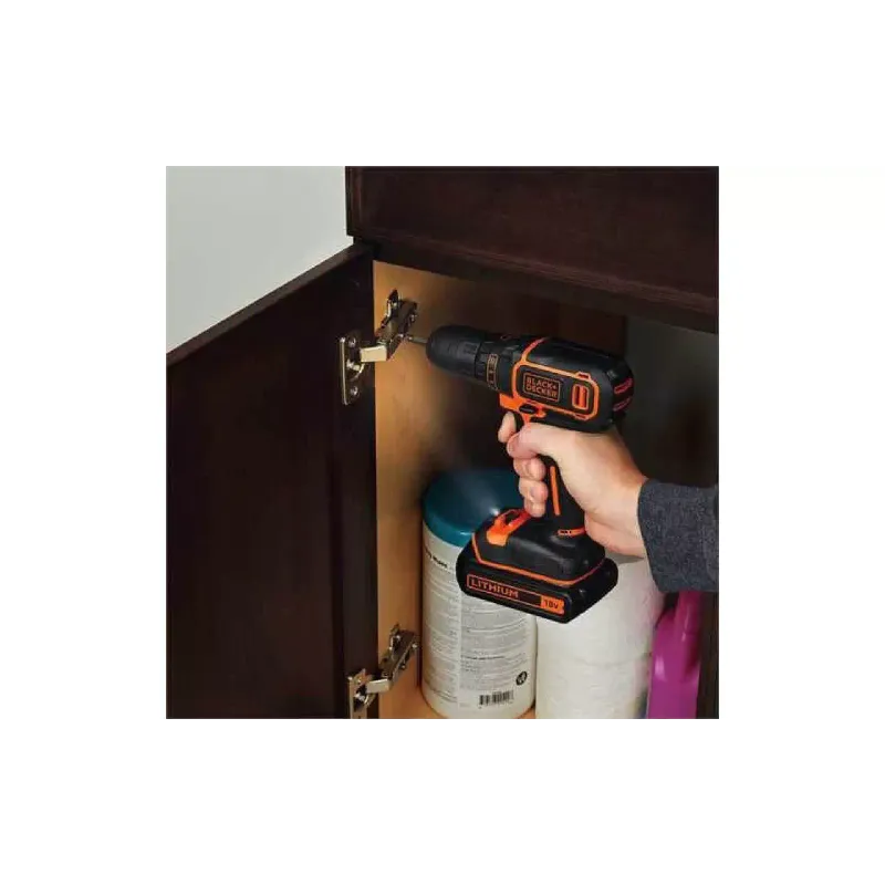 Дриль-шуруповерт Black+Decker, Black (BDCDD186KB)