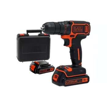 Дриль-шуруповерт Black+Decker, Black (BDCDC18KB)