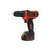 Дриль-шуруповерт Black+Decker, Black (BDCDD12)
