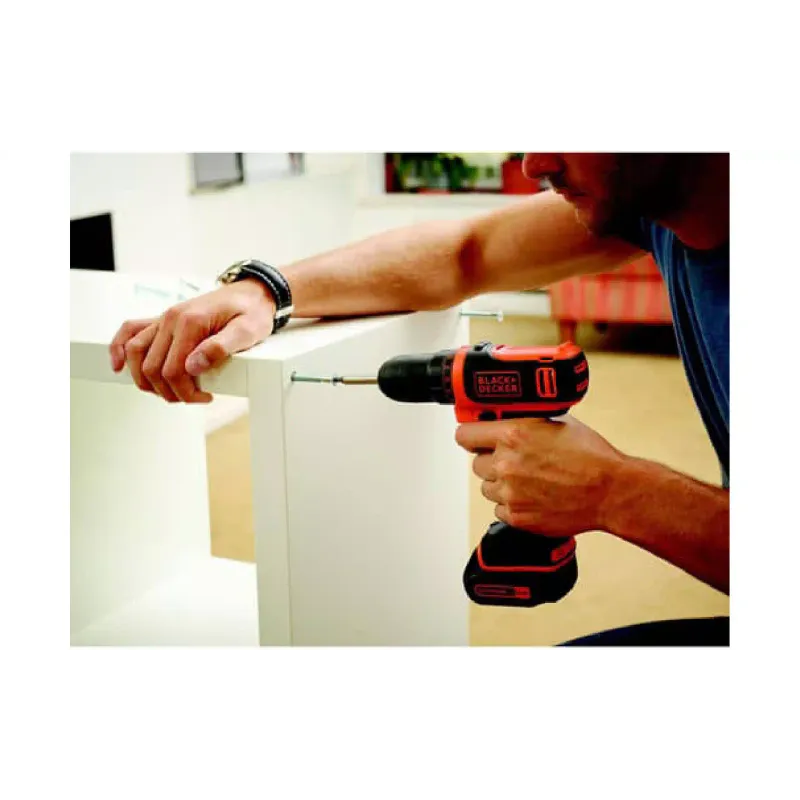 Дриль-шуруповерт Black+Decker, Black (BDCDD12)