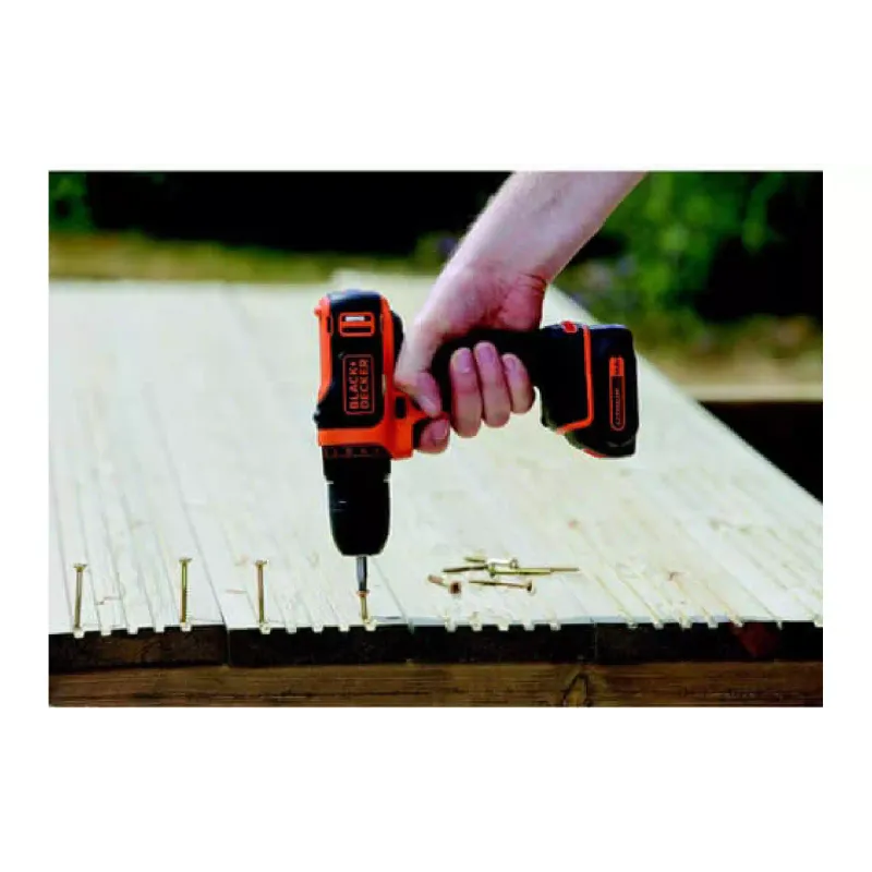 Дриль-шуруповерт Black+Decker, Black (BDCDD12)