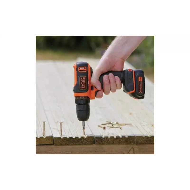 Дриль-шуруповерт Black+Decker, Black (BDCDD12K)