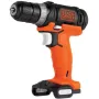 Τρυπάνι-κατσαβίδι Black+Decker, Black (BDCDD12USB)
