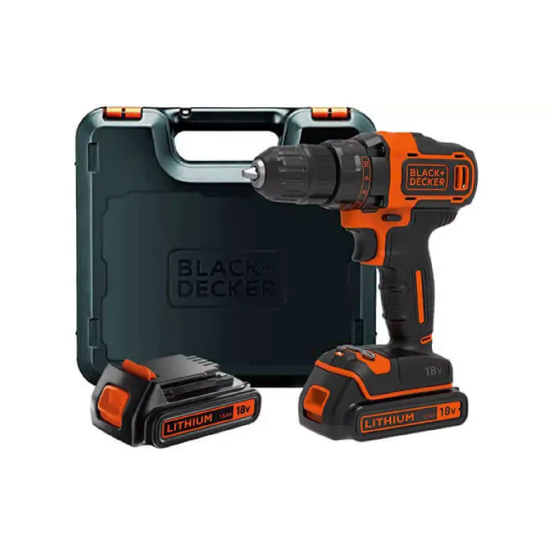 Дриль-шуруповерт Black+Decker, Black (BDCDD186KB)