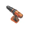 Дриль ударний Black+Decker, Black (BDCH188N)