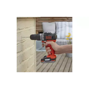 Дриль-шуруповерт Black+Decker, Black (BDCHD12S1)
