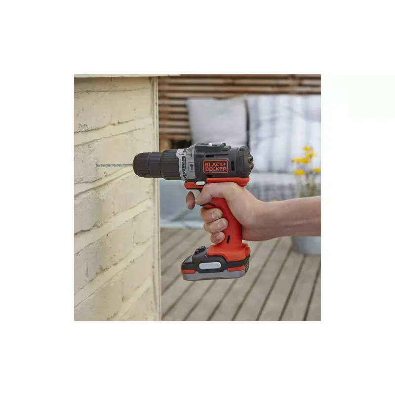 Ασύρματο κιτ εργαλείων Black+Decker, Black (BDCK122S1S)