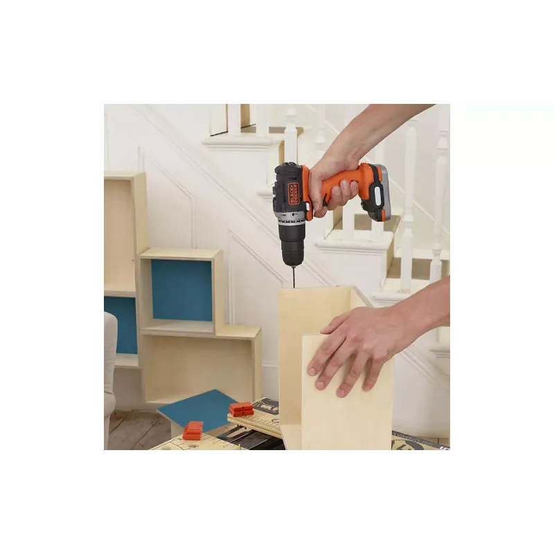 Дриль-шуруповерт Black+Decker, Black (BDCHD12S1)