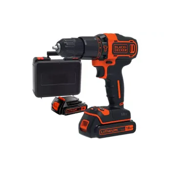 Дриль-шуруповерт Black+Decker, Black (BDCHD18KB)