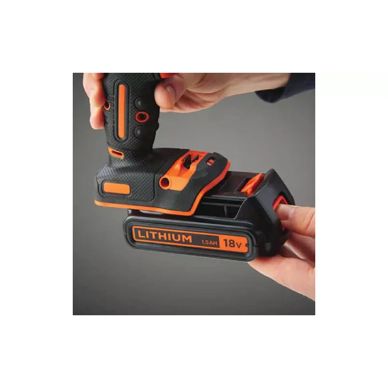 Drill-screwdriver Black+Decker, Black (BDCHD18KB)