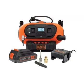 Автомобільний компресор Black+Decker (BDCINF18N), Black