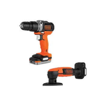 Akku-Werkzeugsatz Black+Decker, Black (BDCK121S1S)