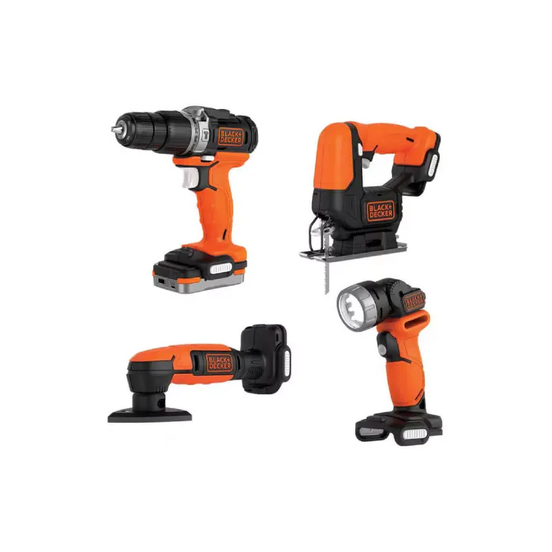 Akku-Werkzeugsatz Black+Decker, Black (BDCK123S2S)