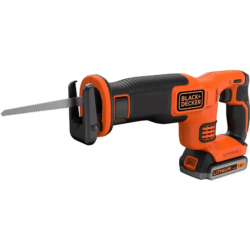 Dugattyús fűrész Black+Decker, Black (BDCR18E1)