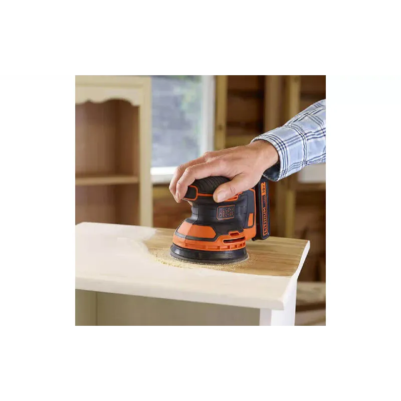 Шлифовъчна машина Black+Decker, Black (BDCROS18N)