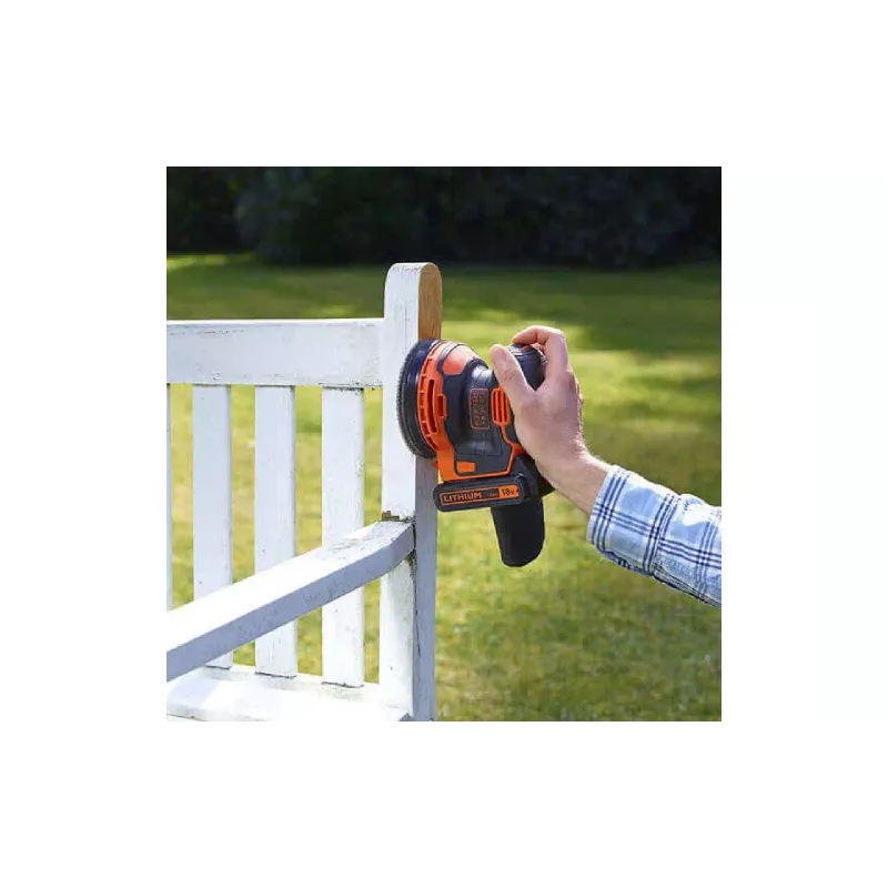Шлифовъчна машина Black+Decker, Black (BDCROS18N)